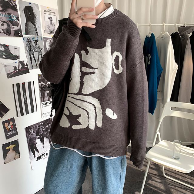 Oakjam - Abstract Pattern Sweater 