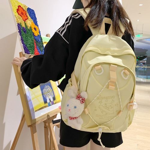 Bungee Cord Print Backpack / Bag Charm / Set