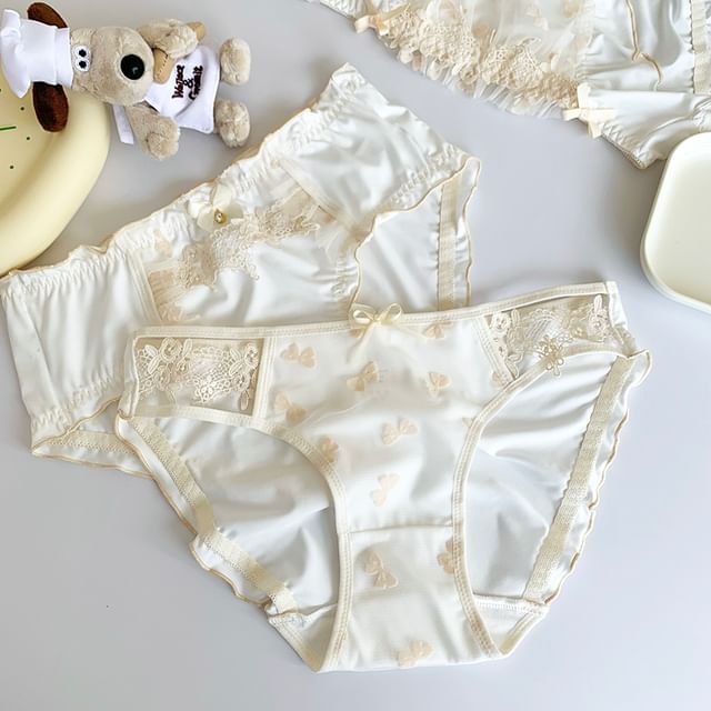 Gecko-Lace Panel Panty