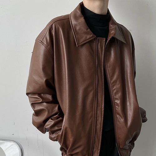 yesstyle brown leather jacket