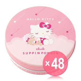 club cosmetics - Sanrio Hello Kitty Suppin Powder C Compact Pastel Rose (x48) (Bulk Box)
