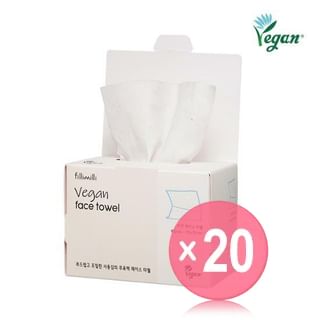 fillimilli - Vegan Face Towel (x20) (Bulk Box)