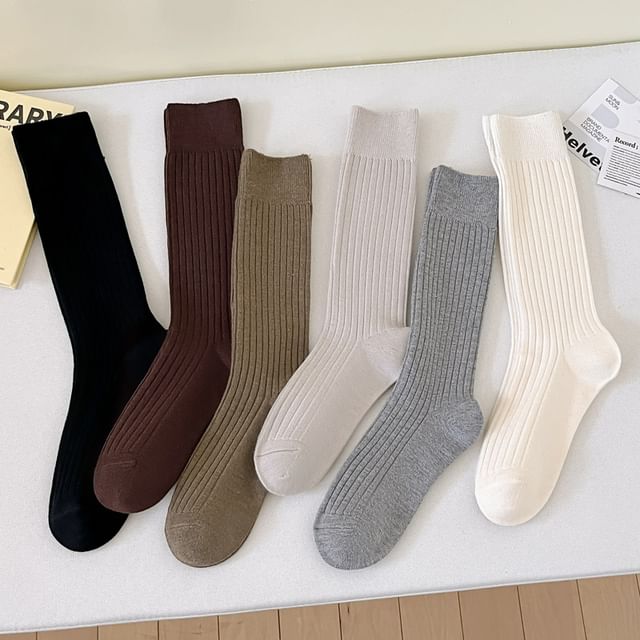 Lychee-Set Cashmere Socks