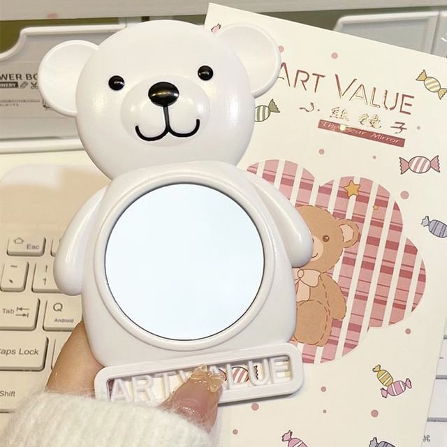 Art Value-Cartoon Bear Portable Mirror