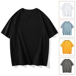 Kapalo - Elbow-Sleeve Plain T-Shirt