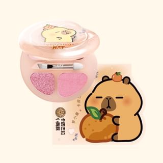 ROMANTIC BEAUTY - Capybara Edition 4-Color Eyeshadow Palette - 3 Colors