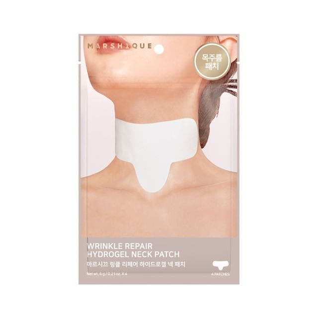 MARSHIQUE-Wrinkle Repair Hydrogel Neck Patch-4 Patch