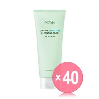 ROUND A’ROUND - Greentea Moisture Cleansing Foam (x40) (Bulk Box)