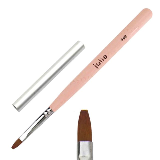 Cosplus-Julia Macaron Nail Art Brush Flat F2