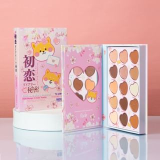 Rude Cosmetics - Chibi Manga Collection 15 Color Palette - First Love Diary Secrets