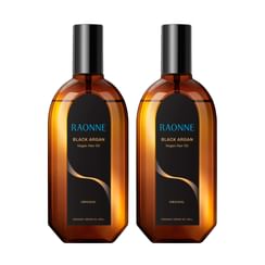 RAONNE - Black Argan Vegan Hair Oil Jumbo Duo Set