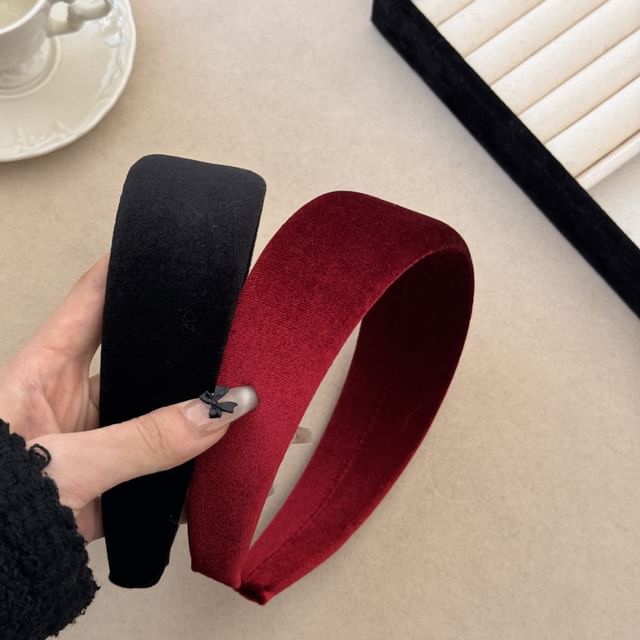 Kayochs-Velvet Plain Headband