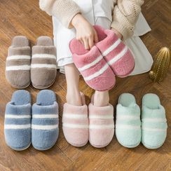 Home Simply - 插色毛絨家居拖鞋 Home Simply - 插色毛絨家居拖鞋