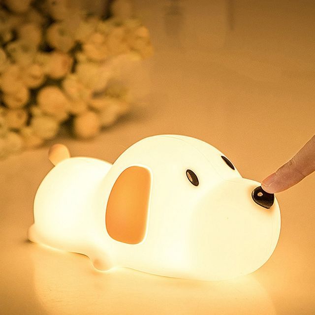 HOMTEC - Dog LED USB Rechargeable Night Lamp