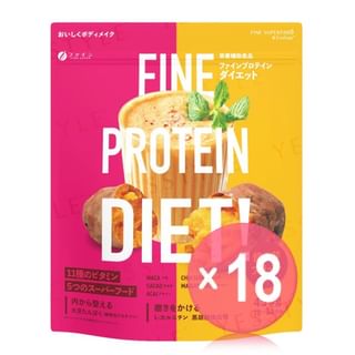 FINE JAPAN - Fine Protein Diet Sweet Potato Brulee (x18) (Bulk Box)