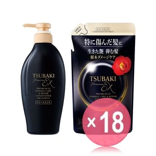 Shiseido - Tsubaki Premium EX Damage Care & Repair Conditioner Treatment (x18) (Bulk Box)