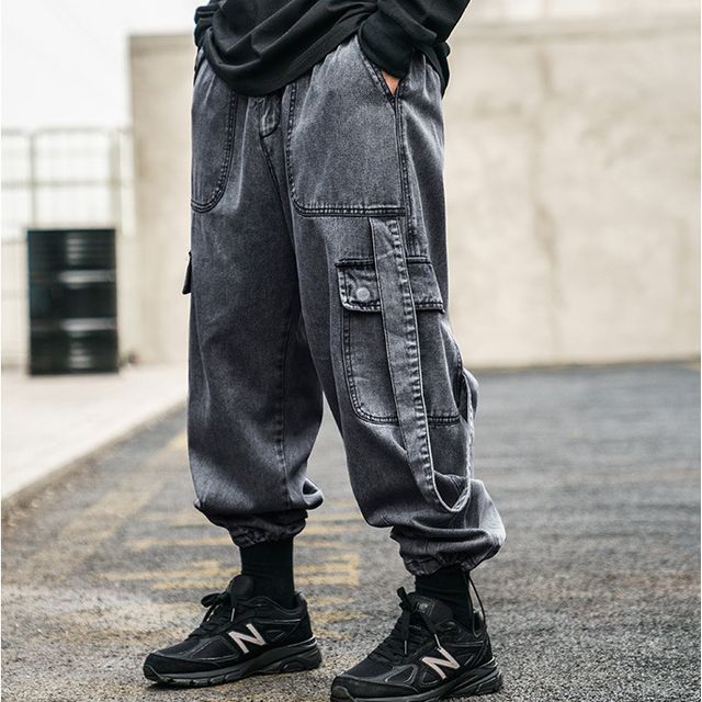 Taverkon - Denim Cargo Pants | YesStyle