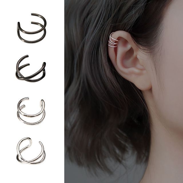 Halfla-Sterling Silver Cuff Earring various designs Set