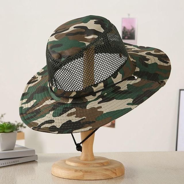 FROME-Panel Mesh Boonie Hat