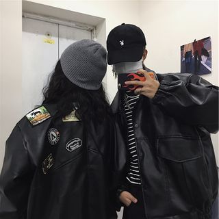 Matching Couple Leather Jacket Matching Leather Jacket For Him And