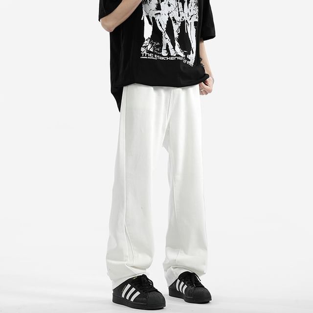 POSI-Mid Rise Plain Bootcut Jeans