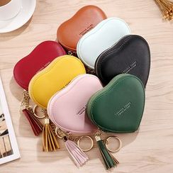 Natalis - Heart Coin Pouch with Tassel