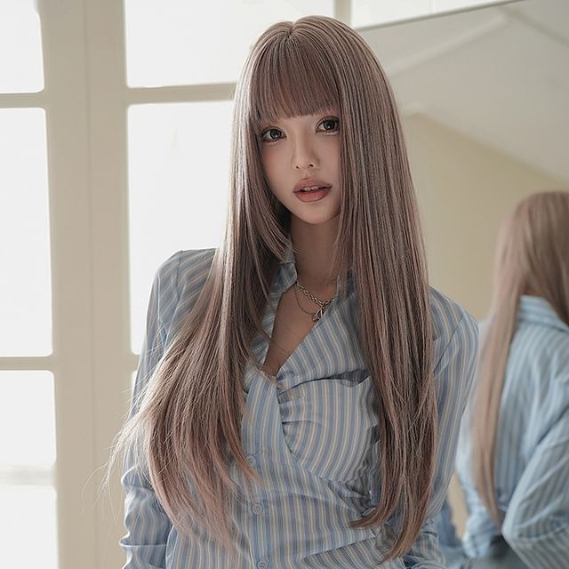 SEVENQ-Long Full Wig - Straight