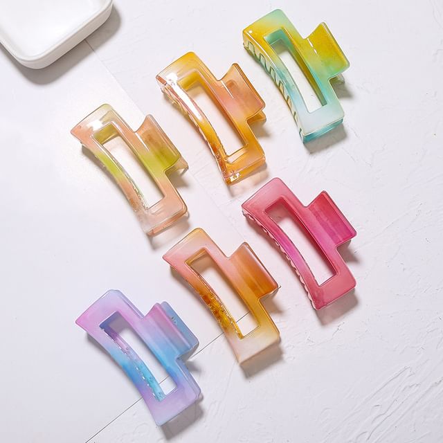Allyrinta-Gradient Cutout Hair Claw