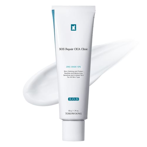 TOSOWOONG - SOS Repair Cica Clinic Zinc Oxide 10% Cream 50g