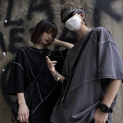 Shineon Studio - 中袖配色缝线T裇 Shineon Studio - 中袖配色缝线T裇