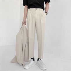 VEAZ - Plain Slim-Fit Dress Pants