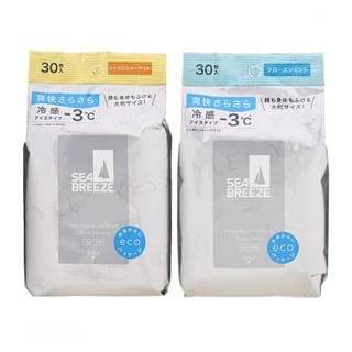 Shiseido - Sea Breeze Face & Body Ice Sheet N Citrus Sherbe