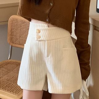 Moon City - High-Waist Shorts | YesStyle