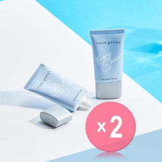 Cute Press - Evory Snow Oil Control Primer 2pcs Bundle Set