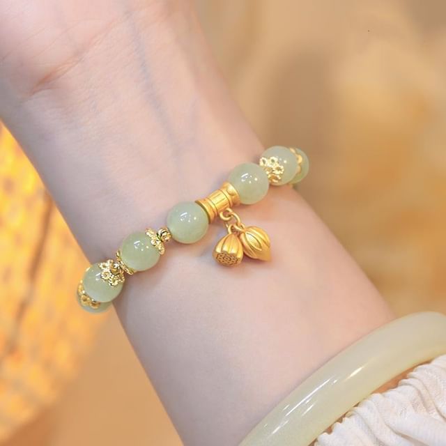 Seirios-Jade Bead Bracelet