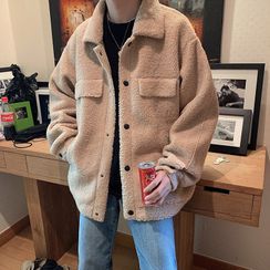 emeisa - Fleece Buttoned Coat emeisa - Fleece Buttoned Coat