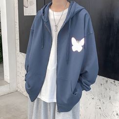 Dukakis - Butterfly Hood Zip Jacket Dukakis - Butterfly Hood Zip Jacket