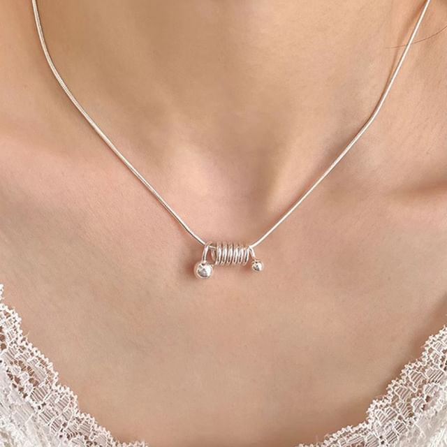 Seirios-Swirl Ball Necklace