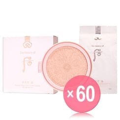 THE WHOO - Gongjinhyang Seol Radiant White Tone Up Sun Cushion Refill Only (x60) (Bulk Box)