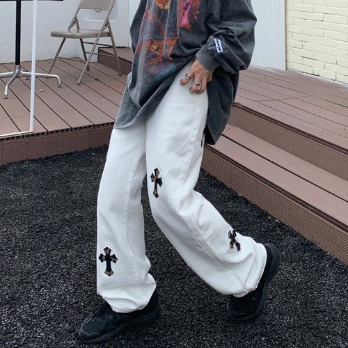 ボトムスその他 P.A.R.O.S.H. Embroidered cotton pants P.A.R.O.S.H. Embroidered cotton pants | TheDoubleF