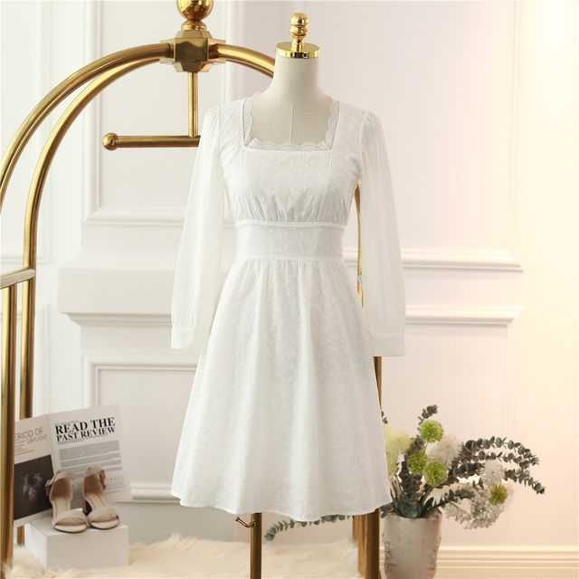 chinese dress ladies Dusty Rose Beaded Lace Sheath Bridal Gown Light Ivory