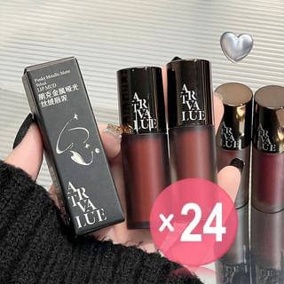 Art Value - Punk Metallic Matte Velvet Lip Mud - 6 Colors (x24) (Bulk Box)