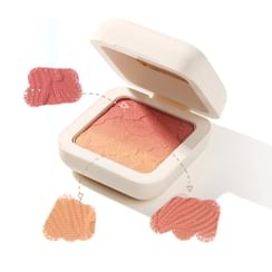 Flower Knows Chocolate Wonder-Shop Embossed Blush - 01 Bedtime