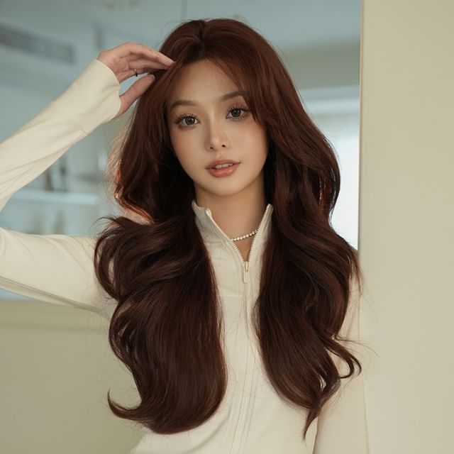 SEVENQ-Long Full Wig - Wavy