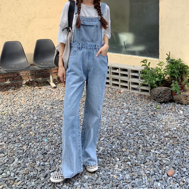 Luna Rouge Denim Jumpsuit YesStyle