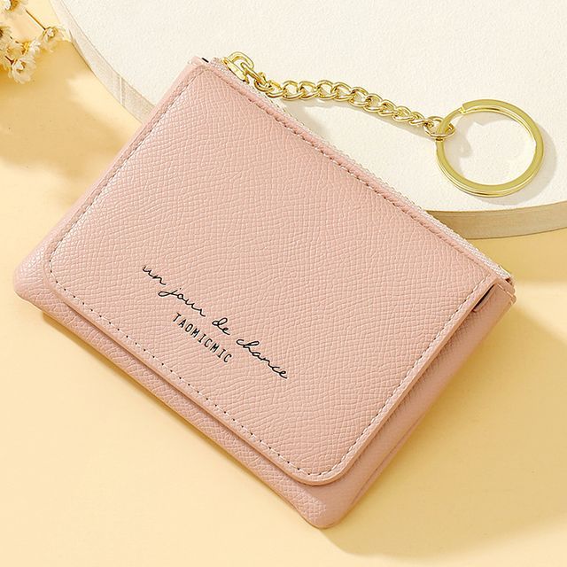 Taomicmic - Faux Leather Zip Short Wallet | YesStyle