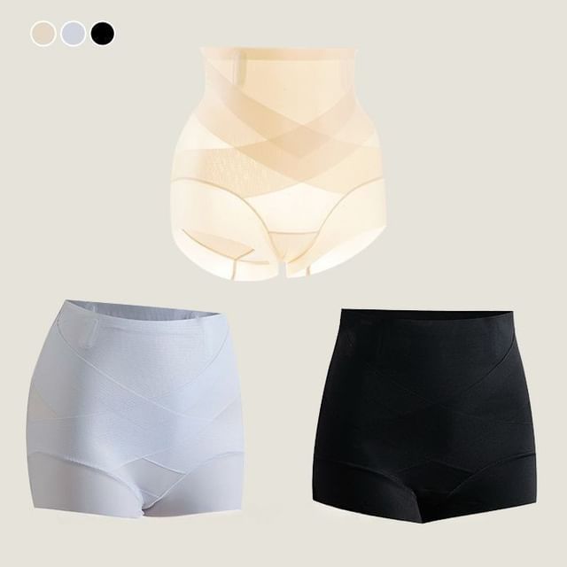 Telipino-Plus Size High Waist Panty