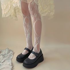 NECTARY - Cutout Lace Tights