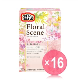 EARTH - ONPO Warm Foam Floral Scene Bath Tablet (x16) (Bulk Box)