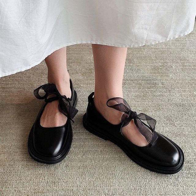 mesh mary jane shoes